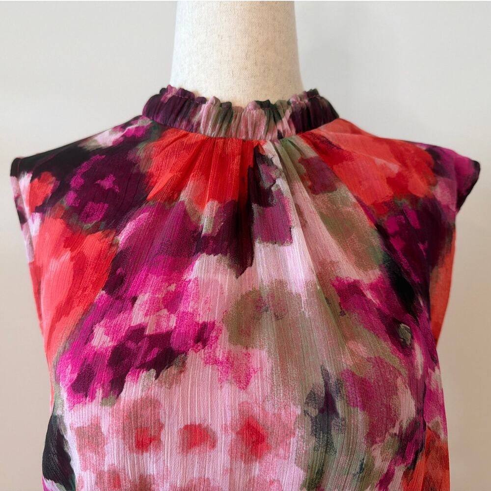 NWOT Calvin Klein Floral Sleeveless Maxi Dress, Women’s Size 14 - Picture 3 of 6